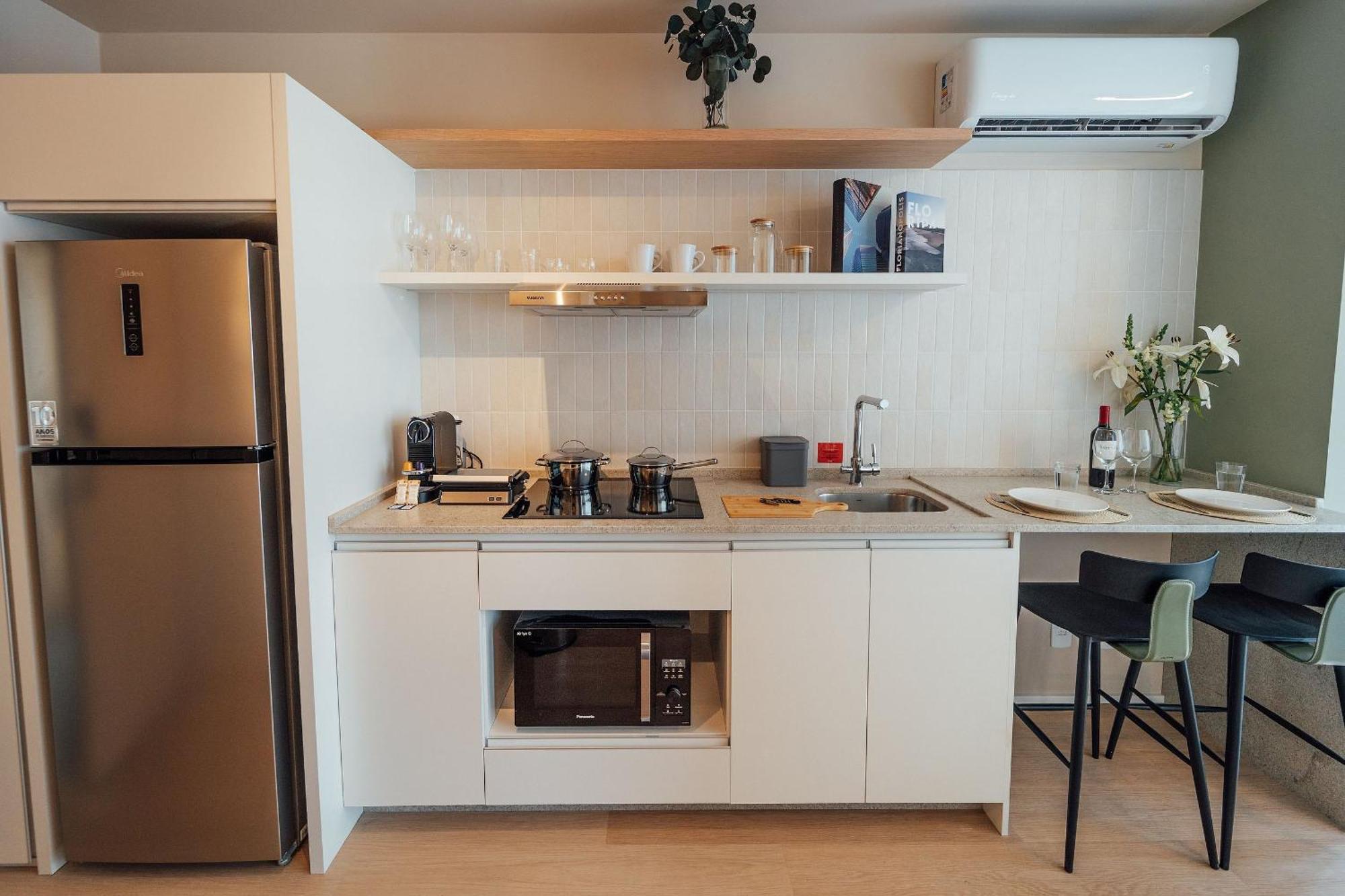 Apartamento Fuji By Xtay - Apartamentos Completos No Centro De Floripa, Perto Da Beira-Mar